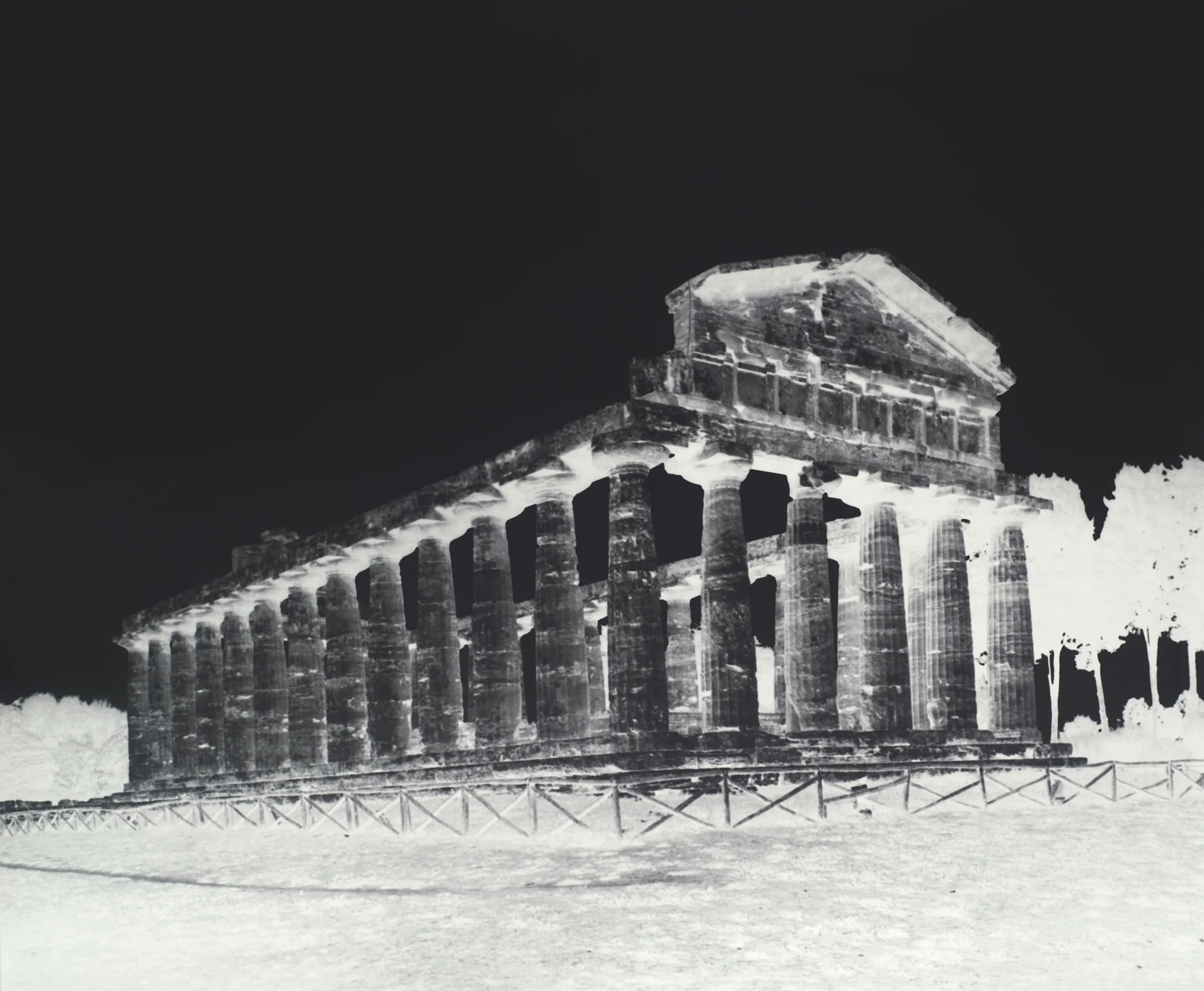 Vera Lutter Temple of Athena Paestum October 5 2015.jpg
