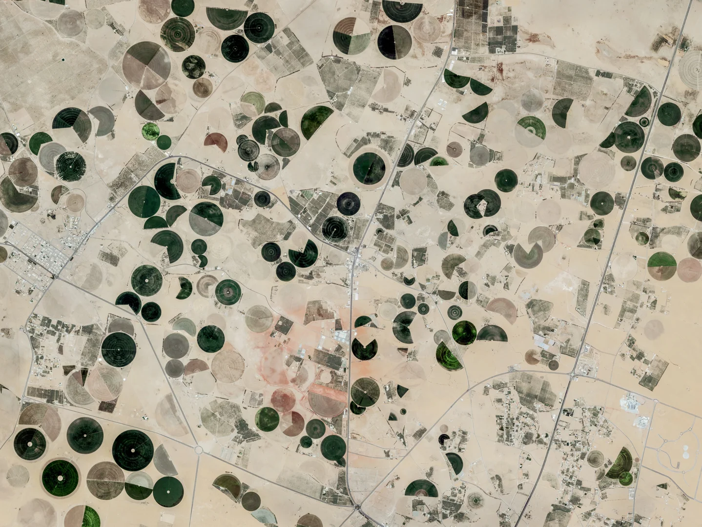 Satellite Capture, Near Buraydah, Saudi Arabia, 2018