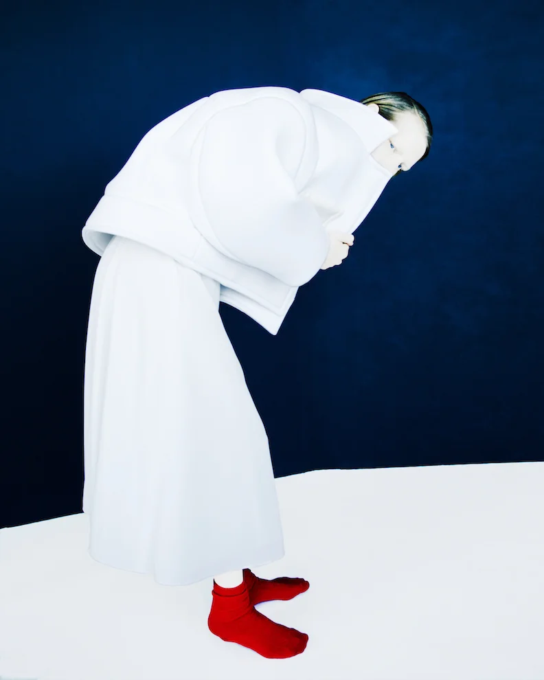 Erik Madigan Heck (American, born 1983) Red Socks , 2014 Signed on verso Chromogenic print 39-1/2 x 31-1/2 inches Edition of 9