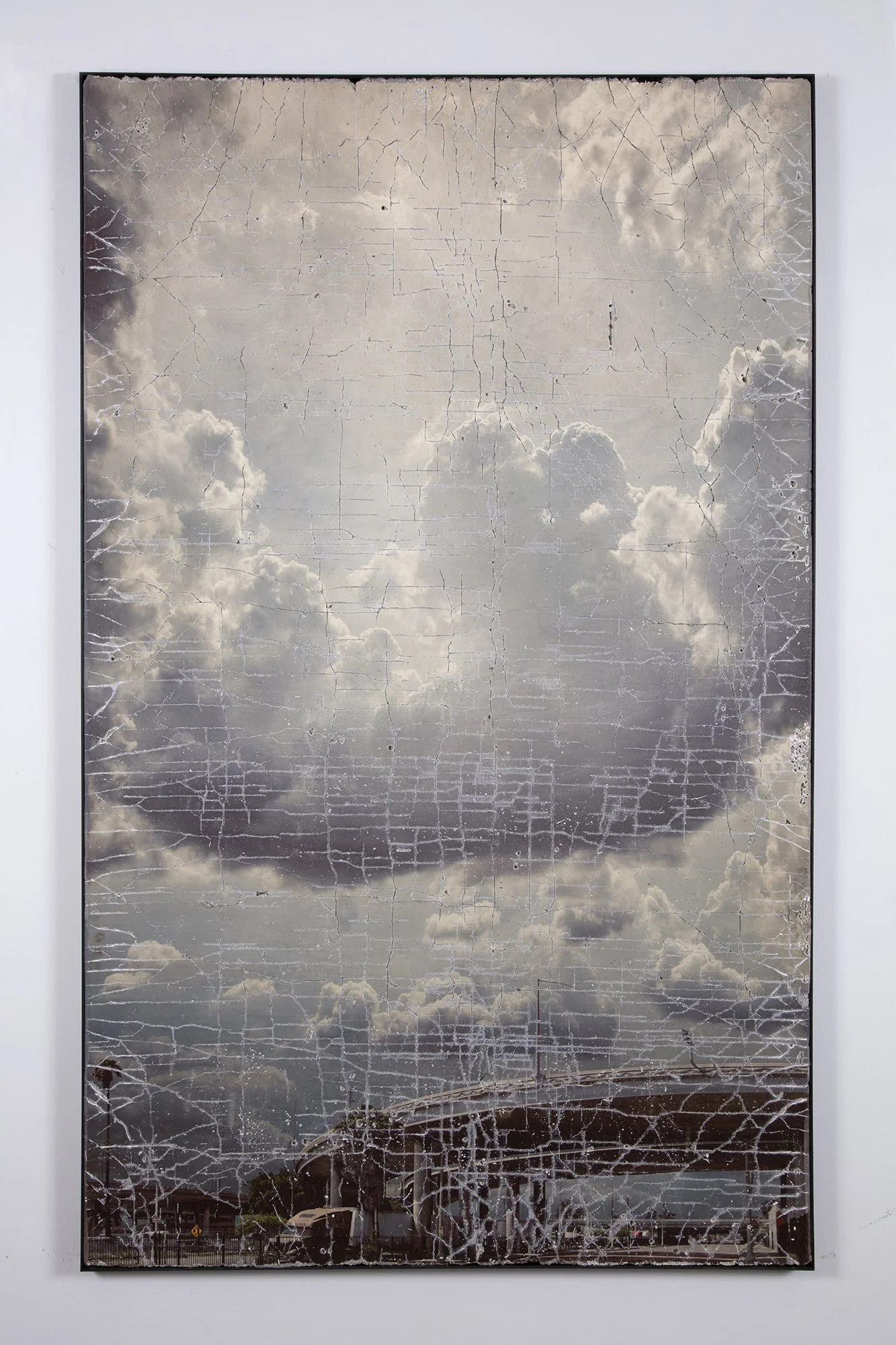   10-110 , 2024 Pigment and plaster on cement board 60-1/2 x 36-1/2 inches 