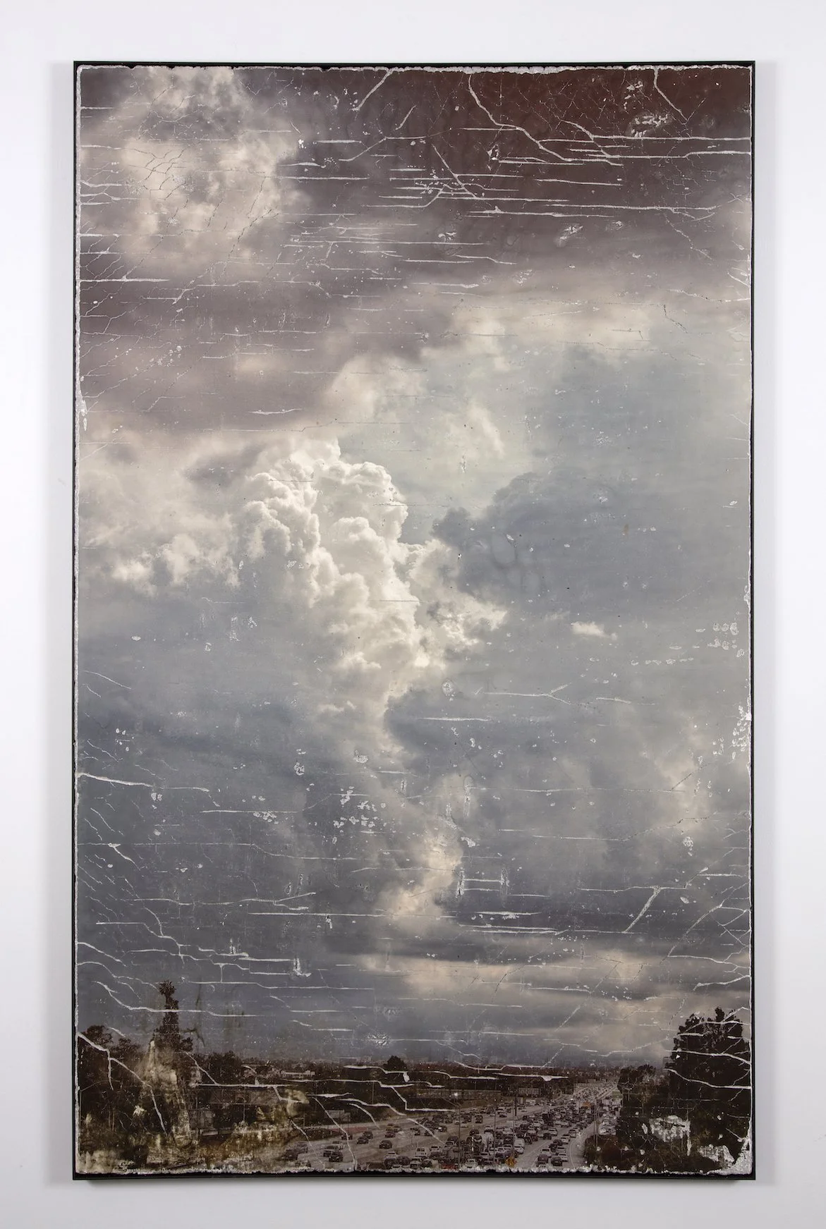   10W , 2024 Pigment and plaster on cement board 60-1/2 x 36-1/2 inches 