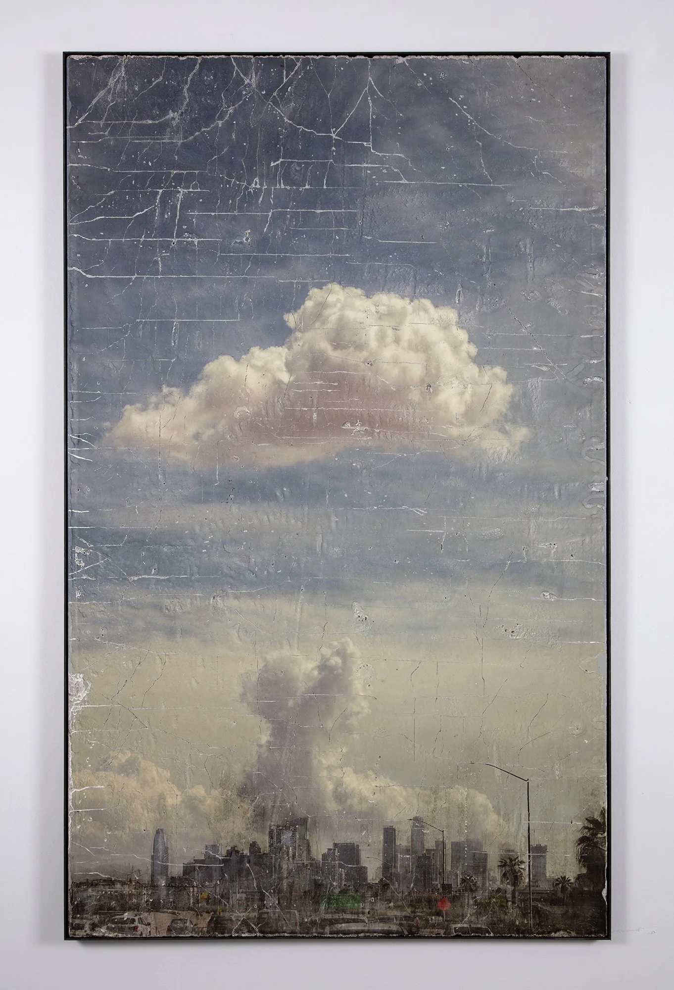   110N , 2024 Pigment and plaster on cement board 60-1/2 x 36-1/2 inches 