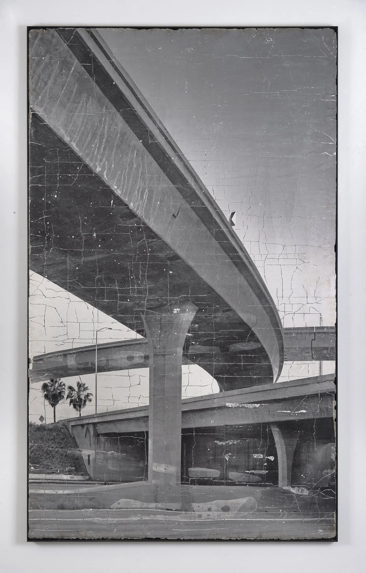 134-5 , 2024 Pigment and plaster on cement board 60-1/2 x 36-1/2 inches