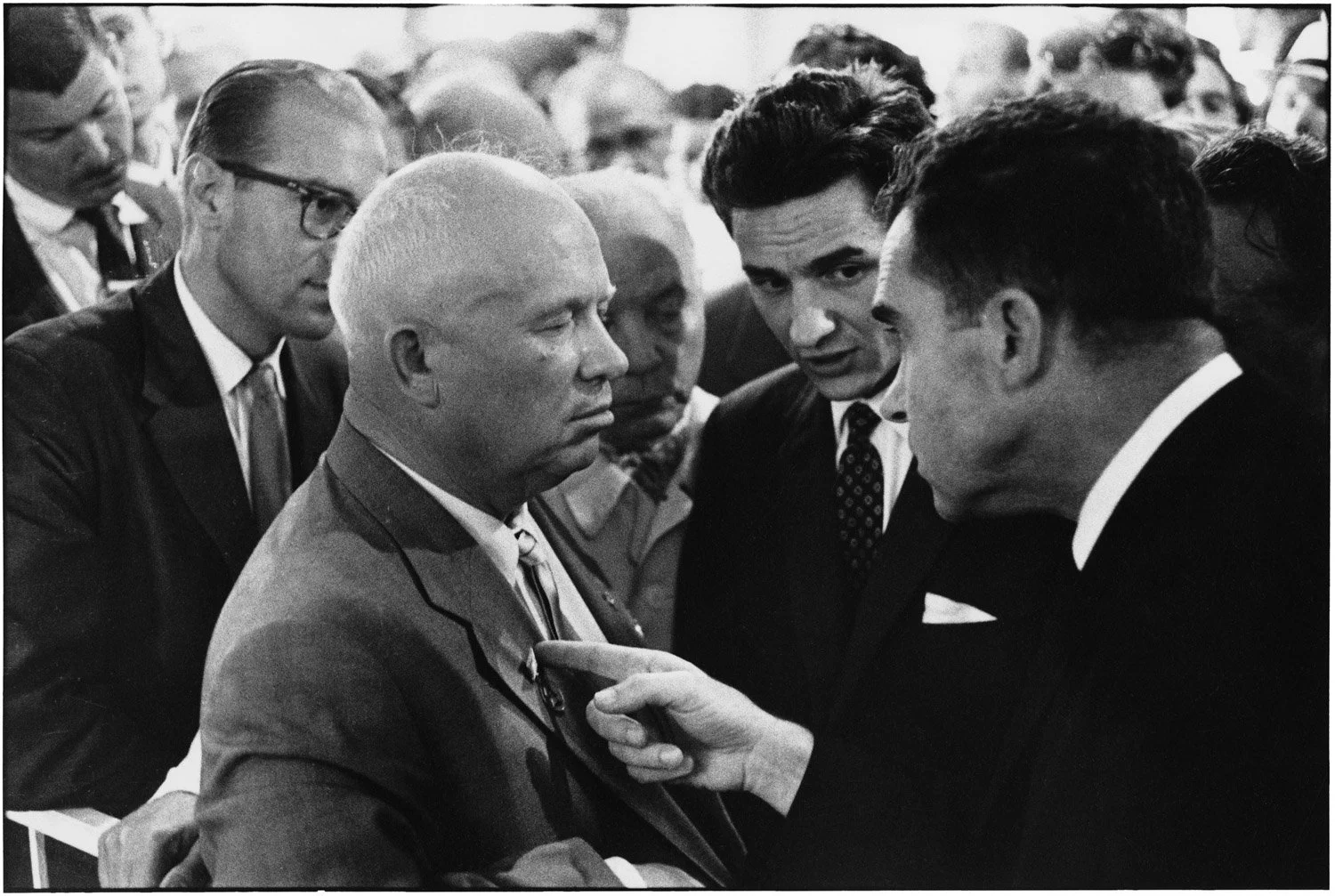  Moscow, USSR (Nikita Khrushchev and Richard Nixon), 1959 Gelatin silver print 20 × 24 inches 