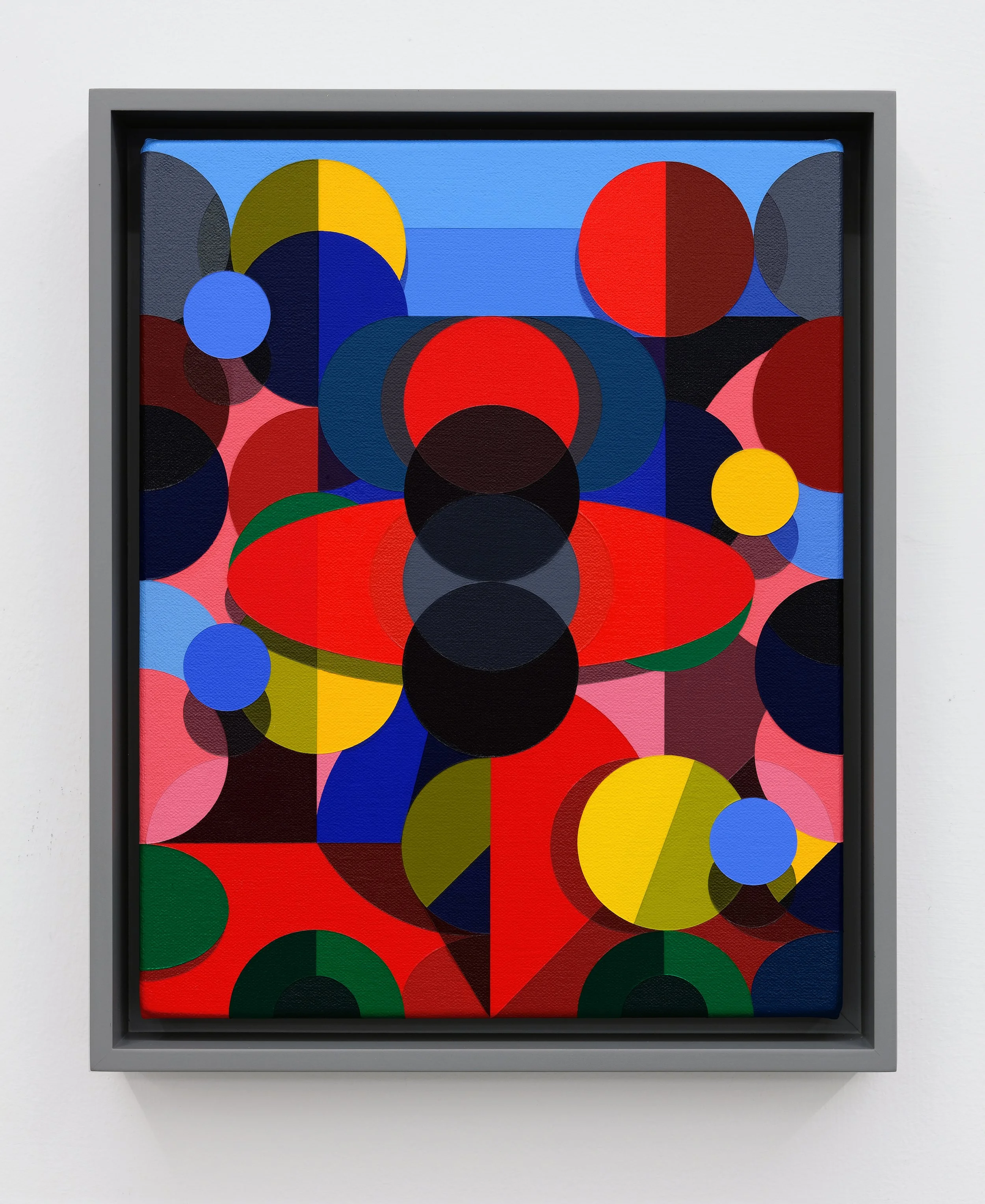  Ruben Nusz (American, born 1978)   The Last Picture Show , 2026 Signed on verso Acrylic on canvas 10 x 8 inches 