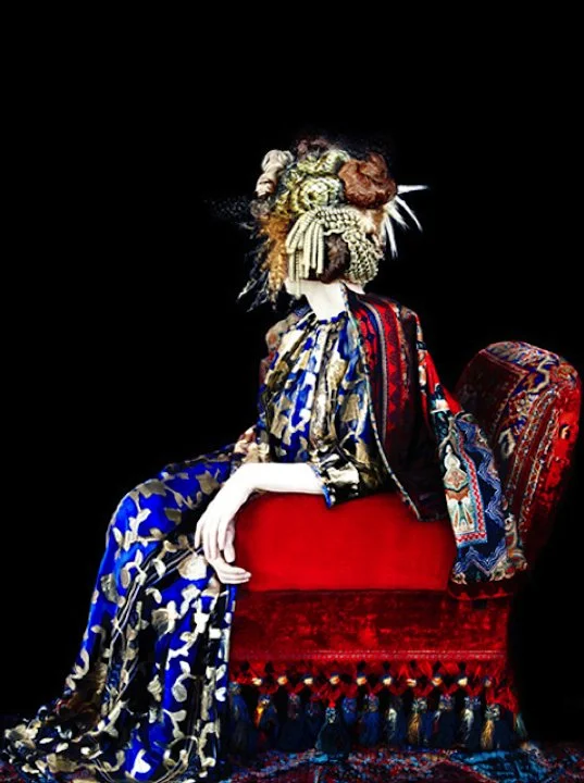  Erik Madigan Heck (American, born 1983)   The Absorbed Tradition , 2014 Signed on verso Chromogenic print 86-1/2 x 69-1/2 inches Edition of 3 