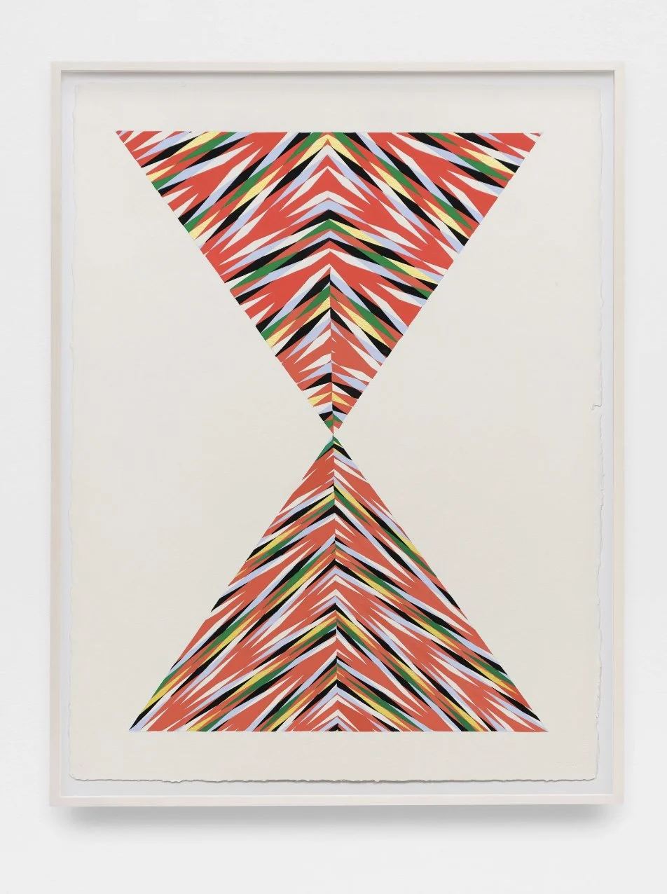  Andrea Carlson (American, born 1979)   L'Assomption Sash for Carrying Things That No Longer Exist #4 , 2022 Signed, titled, and dated on verso Gouache on paper 30 x 22 inches 