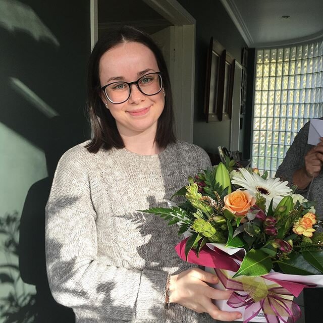 Happy faces and gift hampers this week💐🌿😀 #worldsbestjob #deliveringsmiles #wedeliverflowers #gippslandflorist #kenneysflowers #warragulbusiness