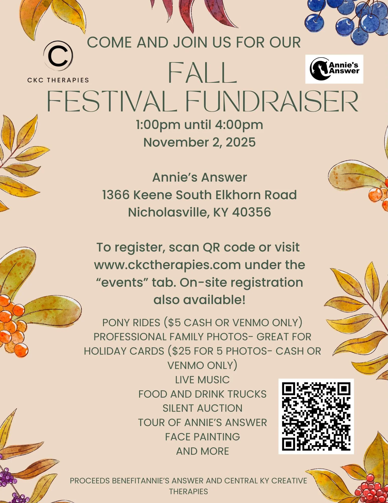 Fall Festival Fundraiser