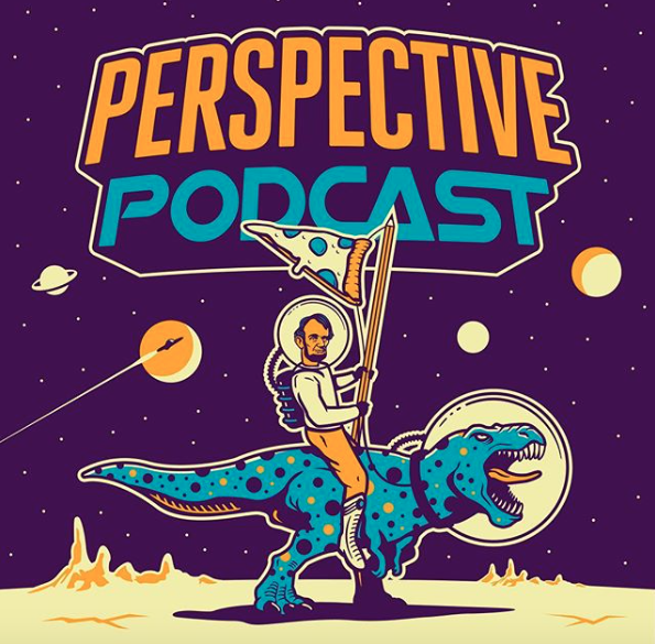 Photo via Perspective Podcast . Graphics and logo by Emir Ayouni of Growcase .