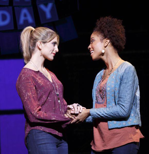   Janine DiVita  (left) as Anne in IF/THEN 