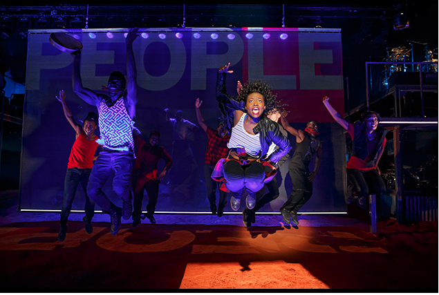 Aisha Jackson and the cast of INVISIBLE THREAD off-B'way
