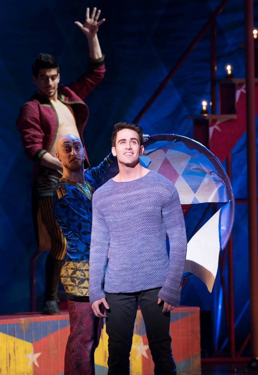   Sam Lips  (Pippin) in Broadway's PIPPIN 