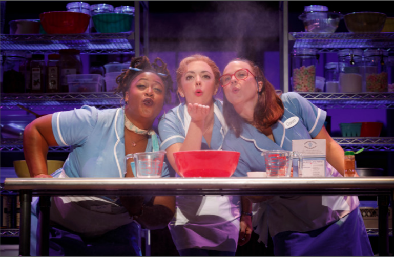  The 1st national tour of WAITRESS, featuring  Charity Angel Dawson  (Becky) and  Lenne Klingaman  (Dawn) 