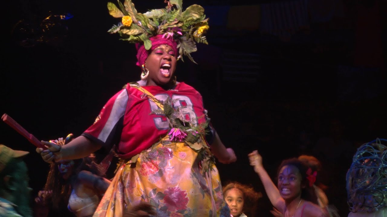  Mama will provide!  Alex Newell  as Asaka in the Broadway revival of ONCE ON THIS ISLAND 