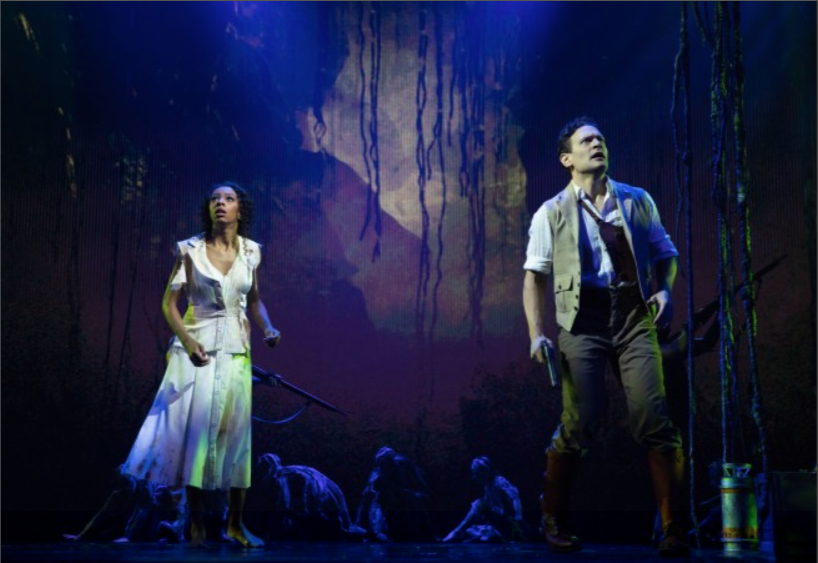  Students  Christiani Pitts  and  Eric William Morris  costarring in Broadway’s KING KONG. 