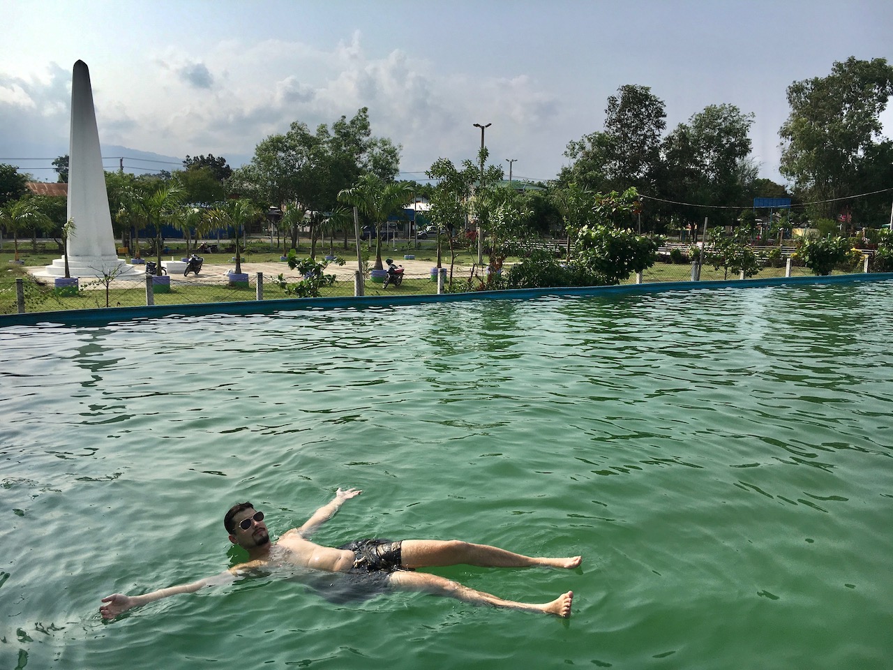 Enjoying the public pool at Sein Lae Tharyar Park will set you back 200 kyats.