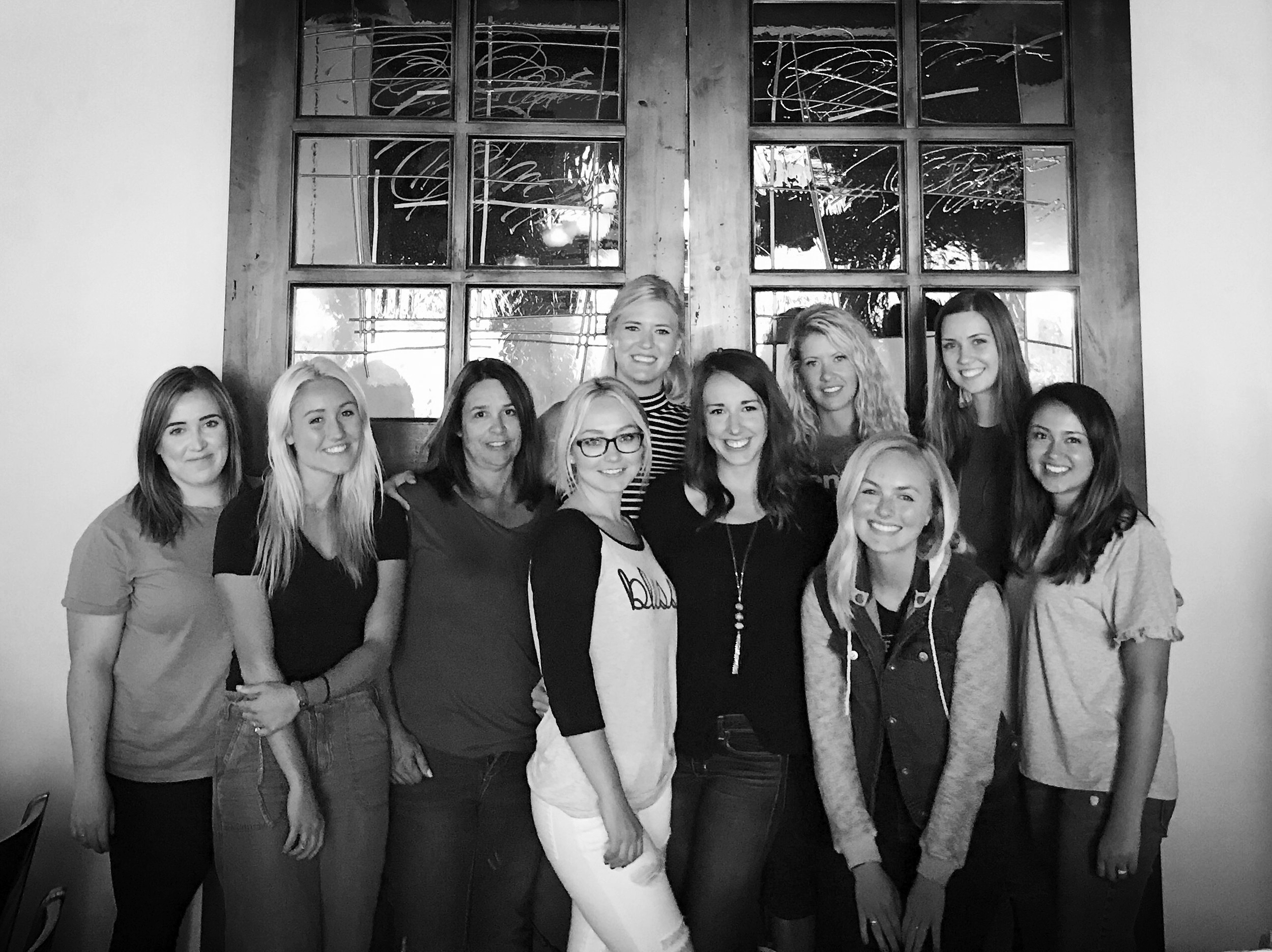 I started working at a healthcare marketing startup company called Banyan. All the girls got together for a lunch at Pizzeria 712 for an employees birthday. So fun!