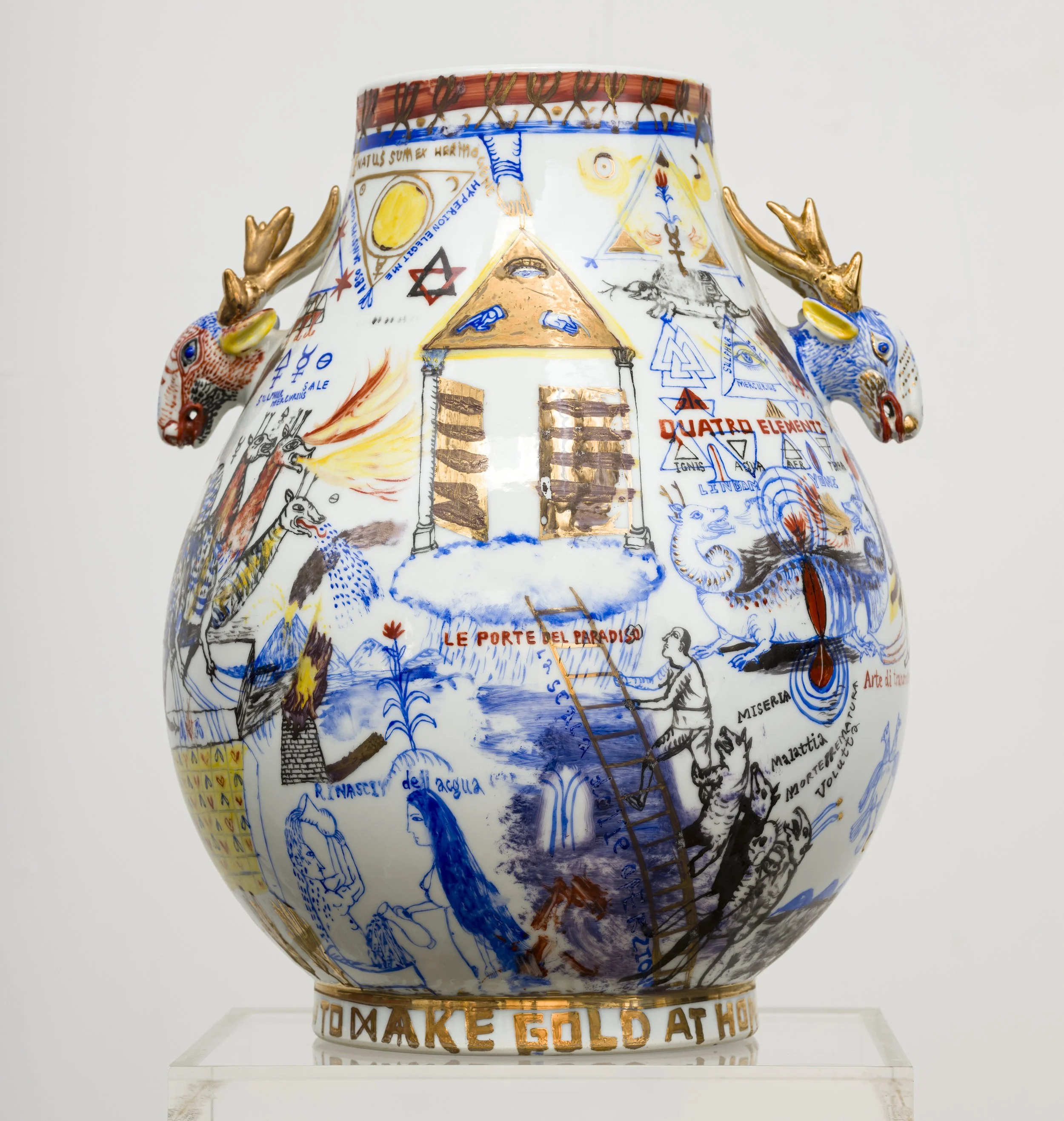 Konstantin BESSMERTNY, How to Make Gold at Home, 2019, porcelain, 39 x 28 x 28 cm.jpg