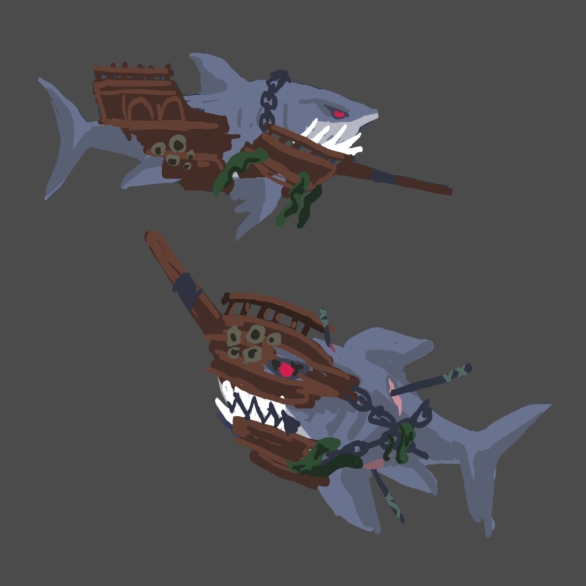 'Monsters of the Deep' shark concept designs