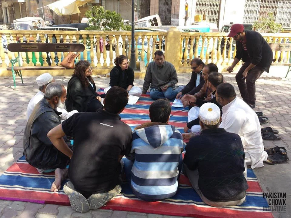 Second session of Mohalla Baazi with locals