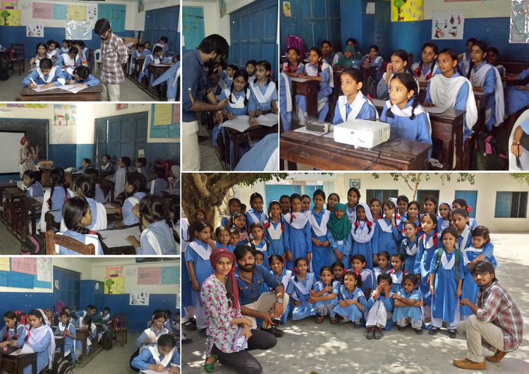 Abdullah Shah Ghazi Primary/Secondary Girls School, Clifton, Karachi. | 22nd September, 2015.