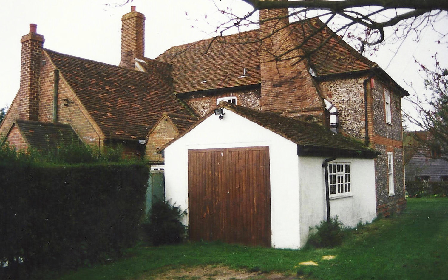 Previous Configuration Rear 2003 - Old Peppard Farmhouse - Oxfordshire Architects - Samuel Kendall Associates