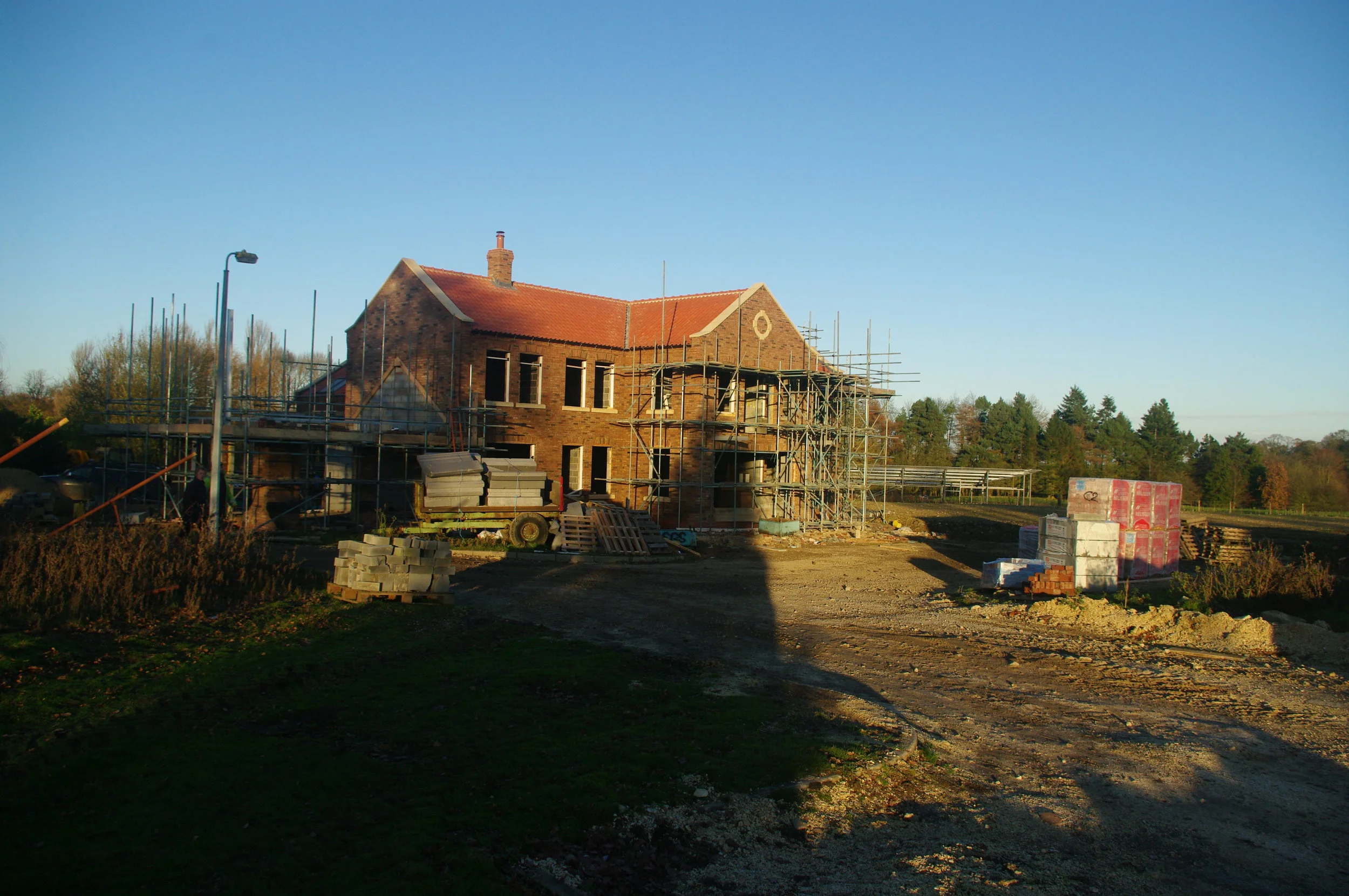 Construction 06 - Etton House - Beverley Architects - Samuel Kendall Associates