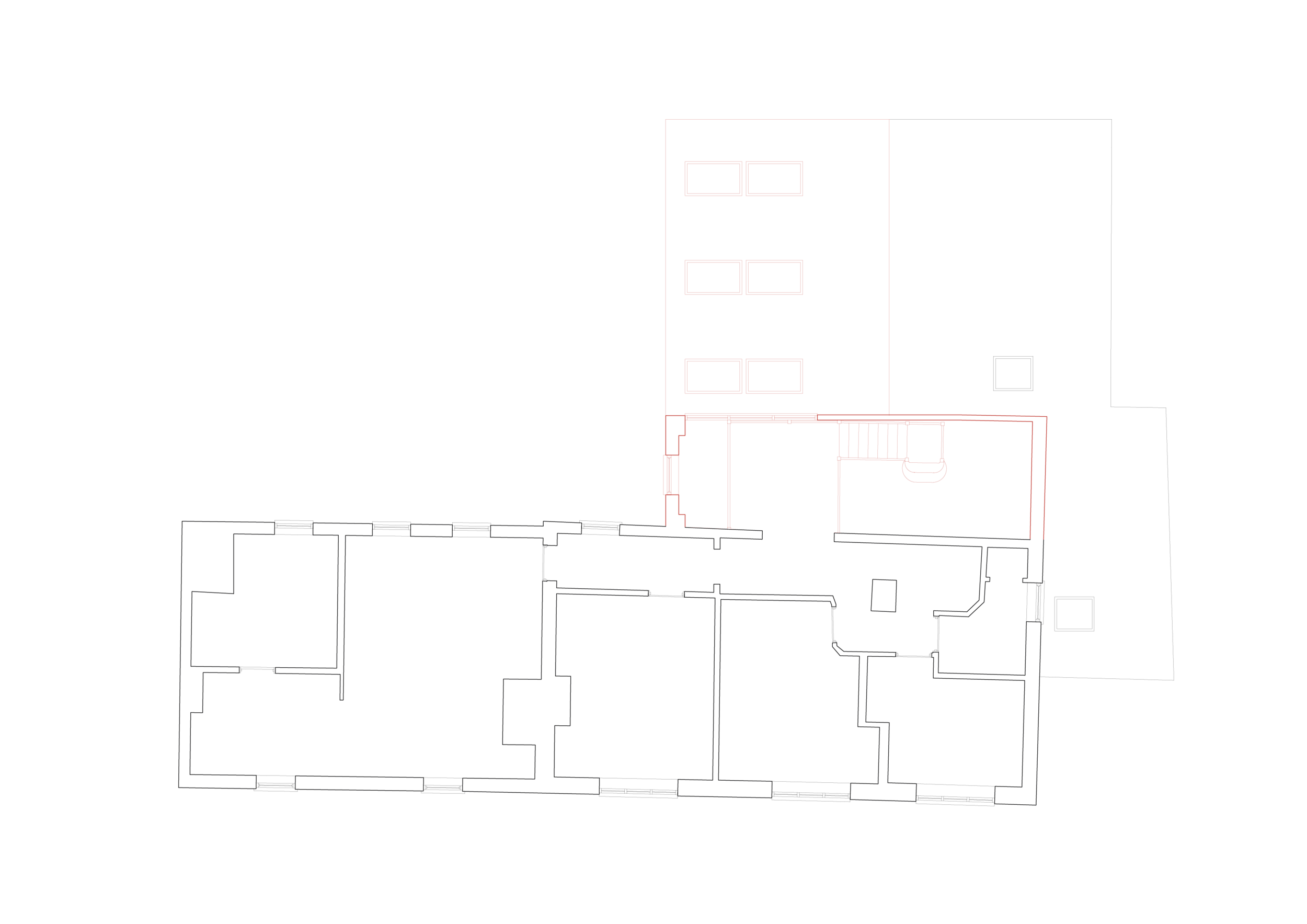 Final First Floor Plan - A House for Art & Life - Driffield Architects - Samuel Kendall Associates