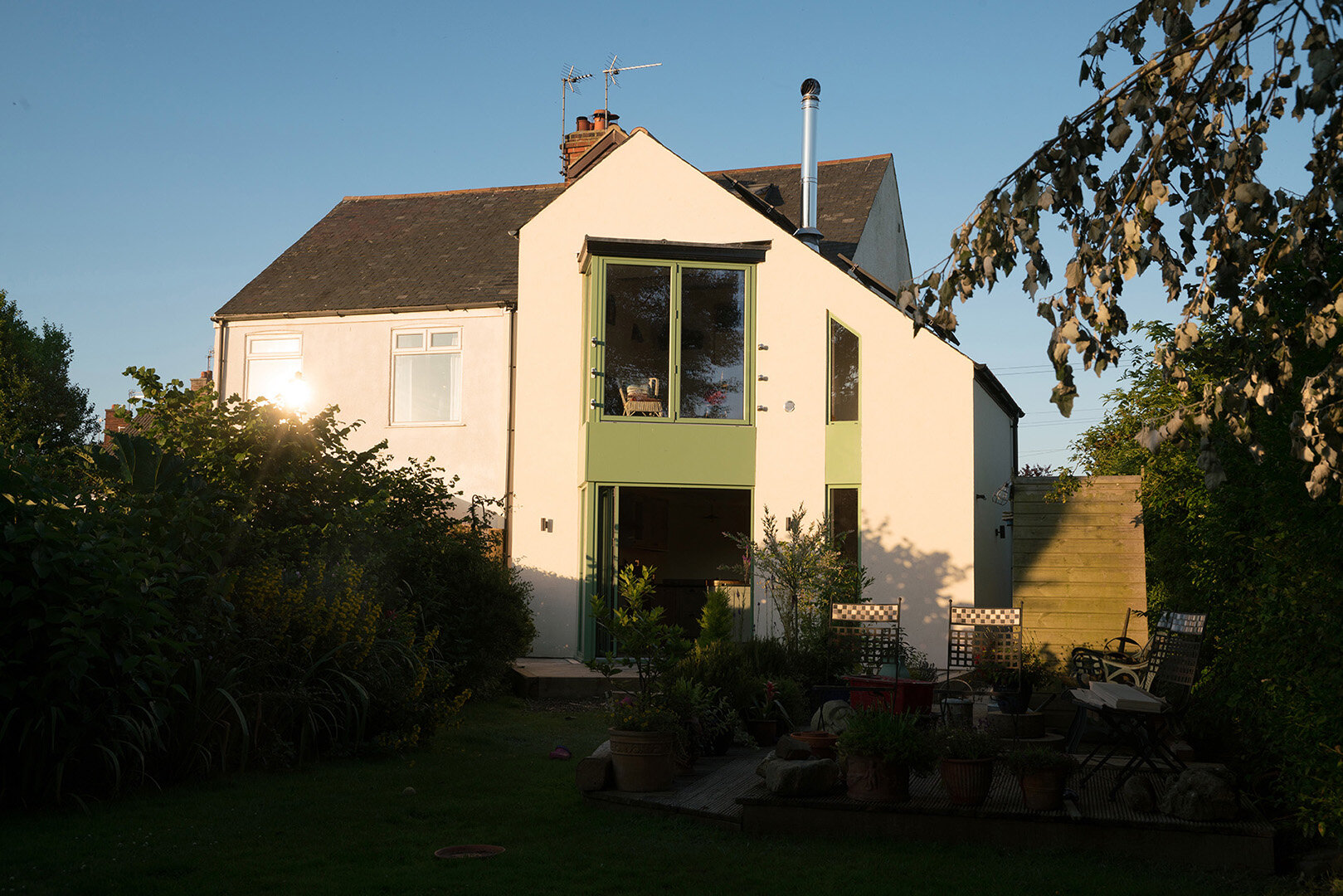 SUSTAINABLE EXTENSION EXTERIOR - MERESIDE HOUSE - HORNSEA ARCHITECTS - SAMUEL KENDALL ASSOCIATES