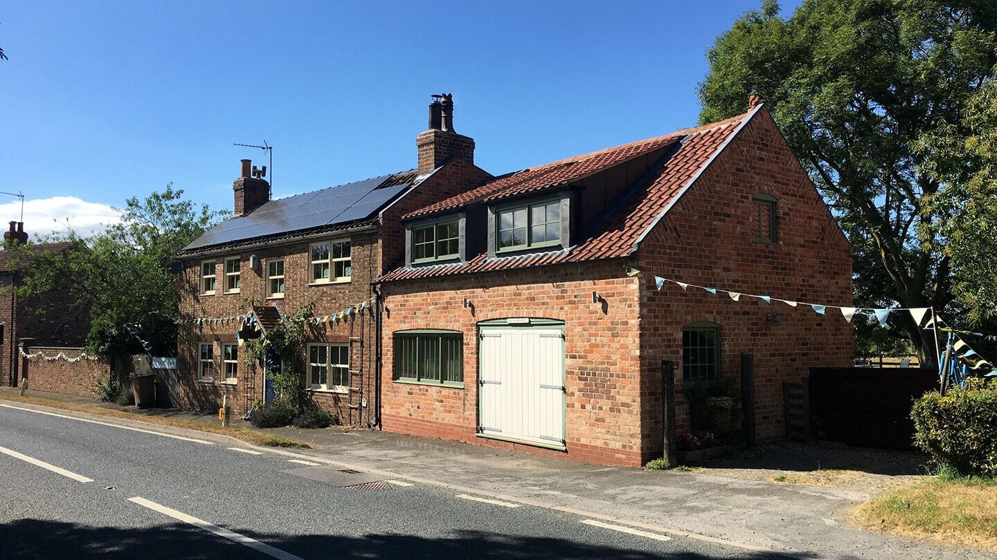 East Yorkshire cottage made in eco-friendly reclaimed bricks