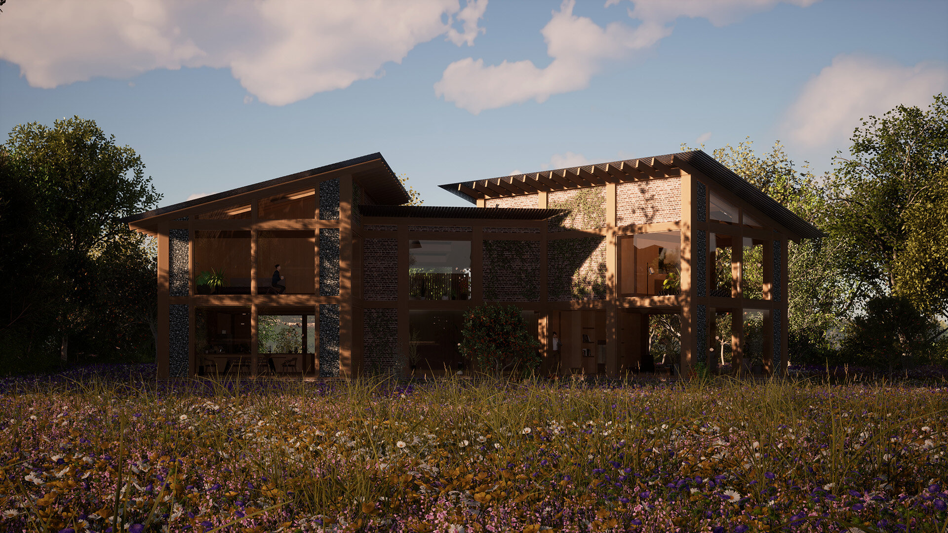 NORTH FACADE_CHILTERNS OAK HOUSE_OXFORDSHIRE ARCHITECTS_SAMUEL KENDALL ASSOCIATES (Copy)