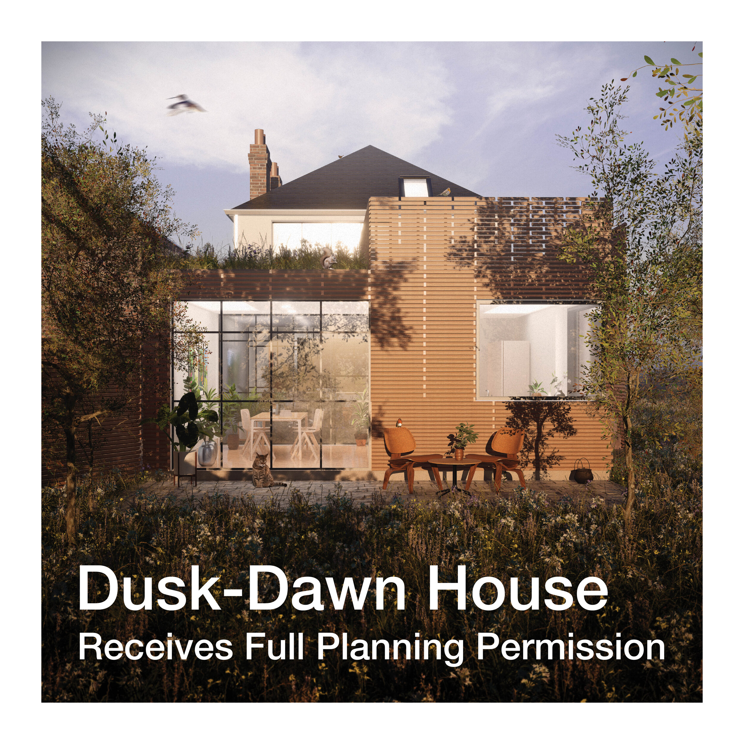 Dusk-Dawn House 1_Receives Full Planning Permission_Sustainable Cottingham Architects_Samuel Kendall Associates