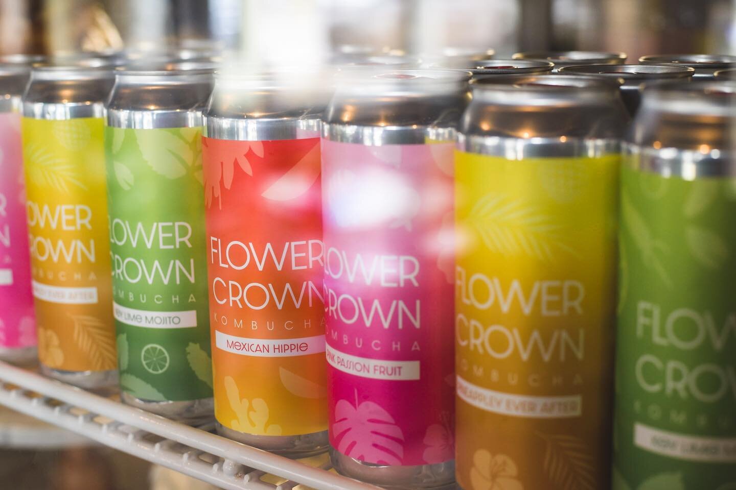 Hey Title Town, USA!! 👋🏼 

Check our our stock of @flowercrownkombucha! We have Key Lime Mojito on draft and all these guys in cans! 

And as always, @tombrady you get free coffee from us forever. K love you bye!