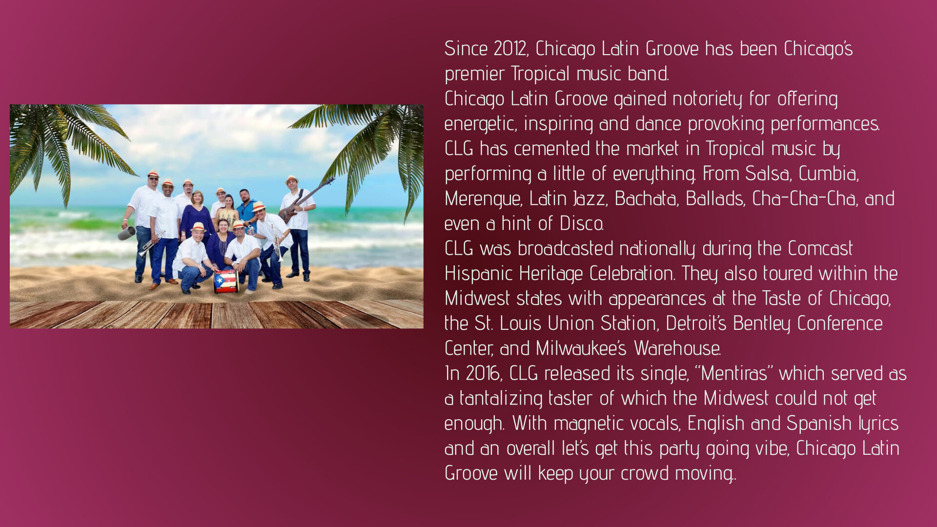  Chicago Latin Groove Bio 