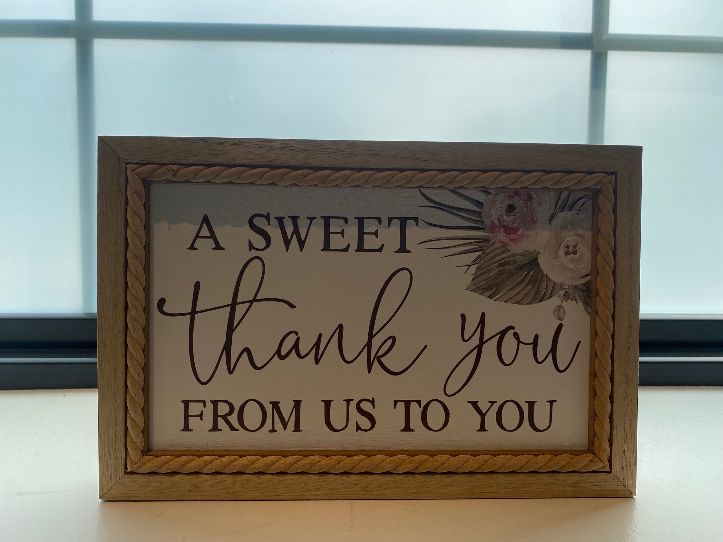 A Sweet Thank You From Us