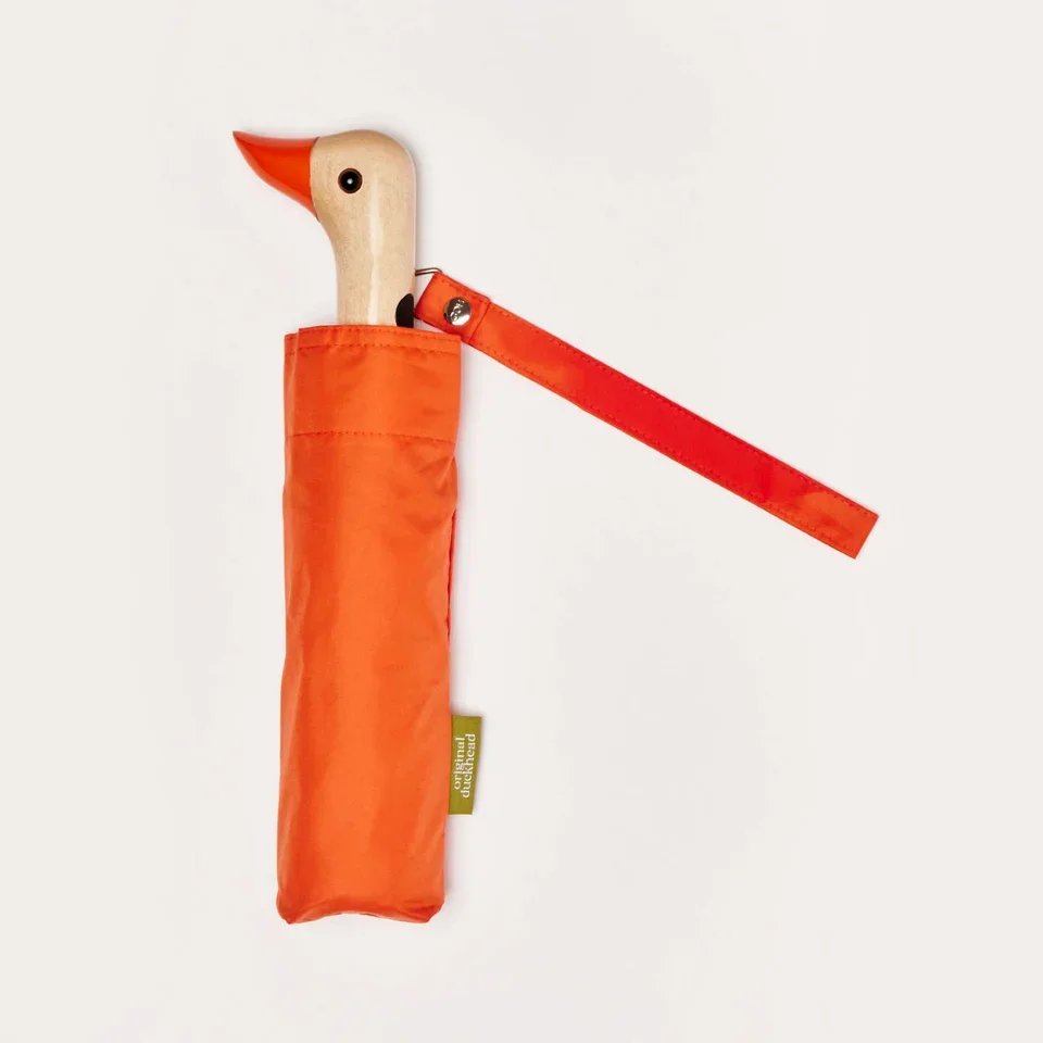 Papaya_Compact_Duck_Umbrella_Original_Duckhead_Closed_Flatlay.jpg.webp