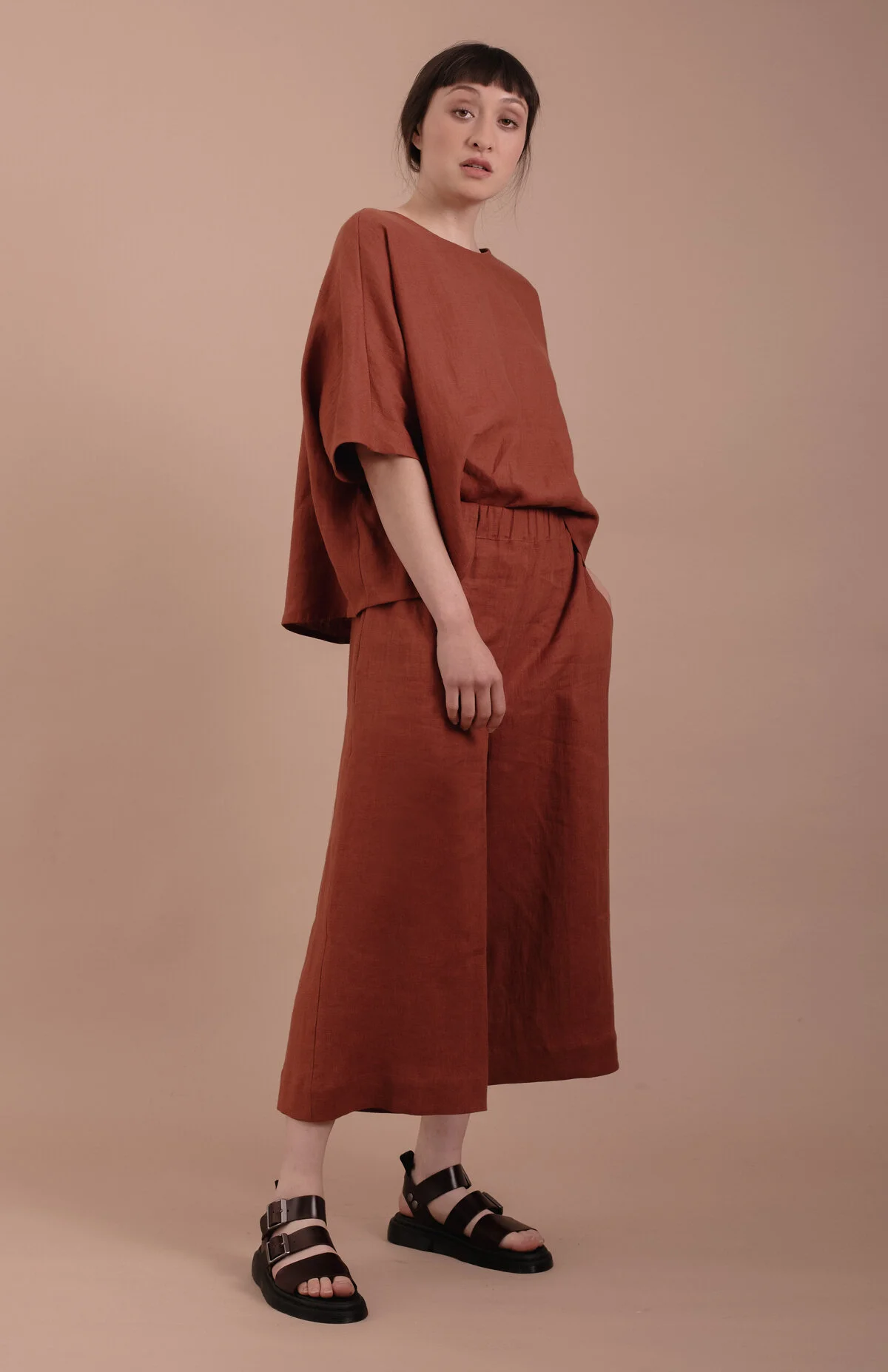 Breath easy Tee - Rust