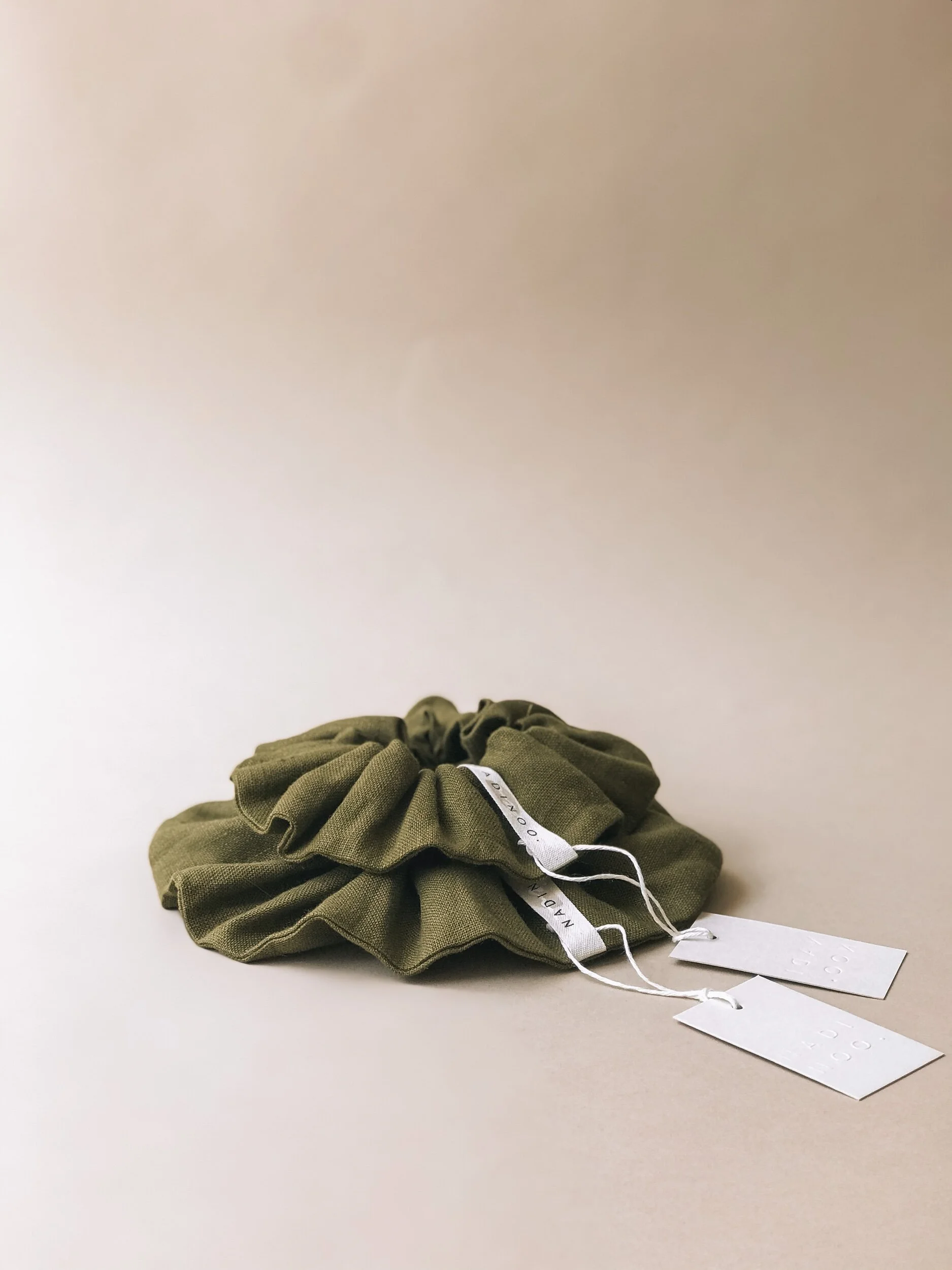Sustainable Linen Scrunchie