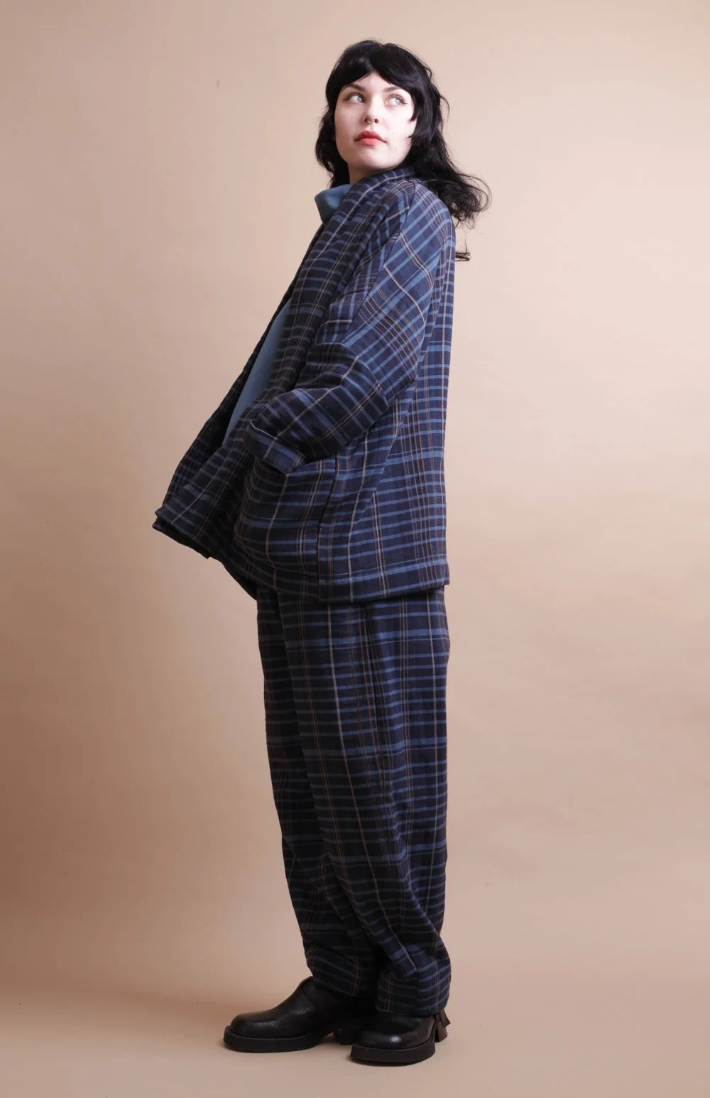 Nadinoo_blue_Plaid_padded_Cardi_4.jpg
