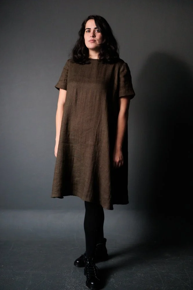 nude knit dress Nude Flow Knitted Mini Dress