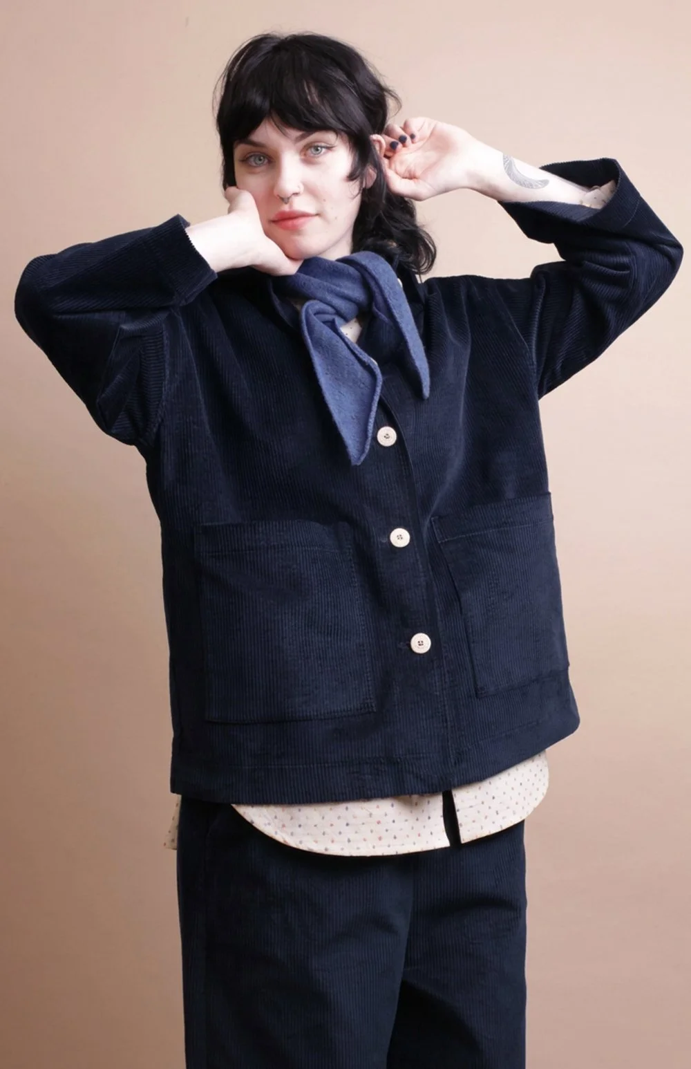 Forage Jacket - Wale Corduroy - Magpie Blue