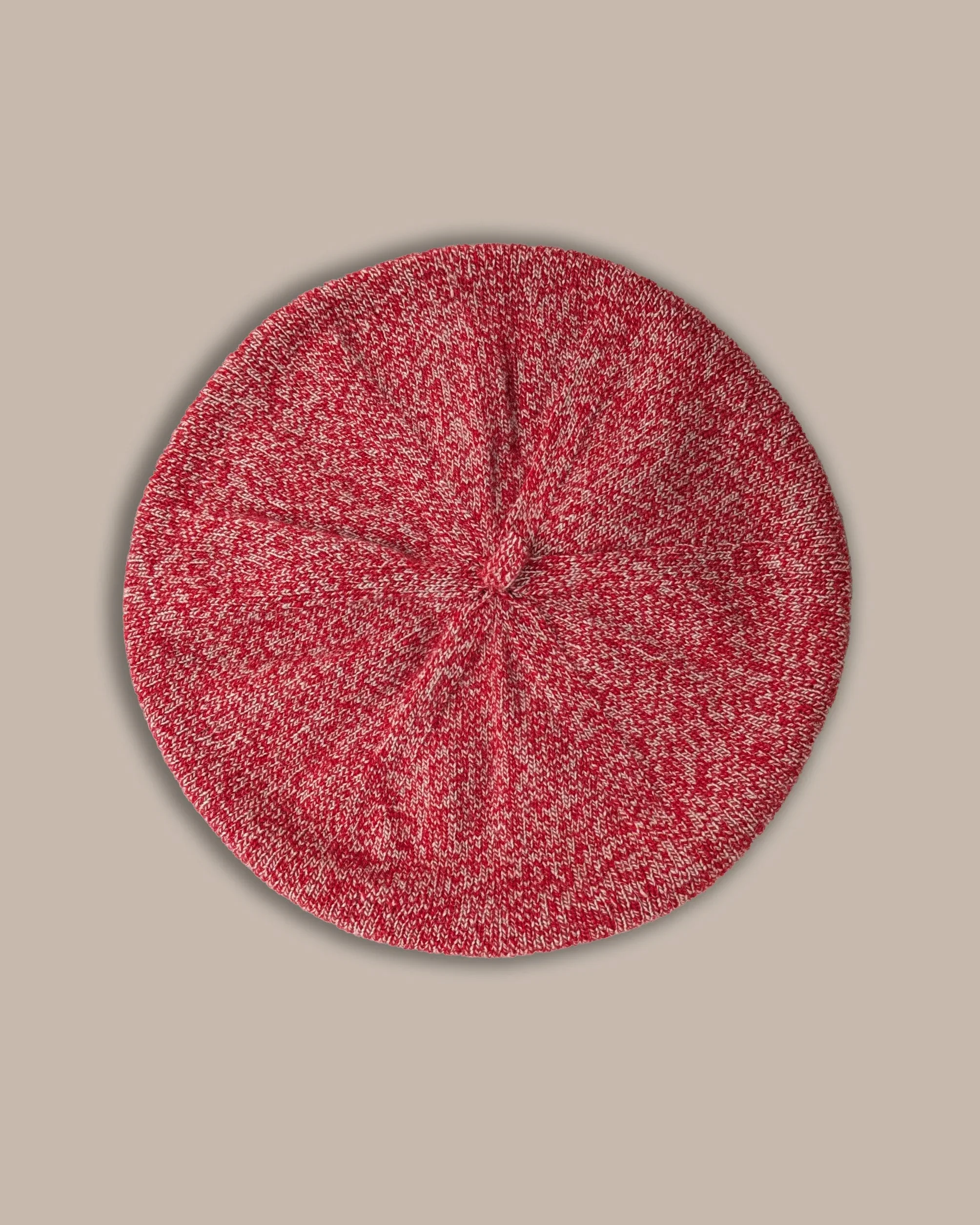 Wool Beret | Cherry Marl
