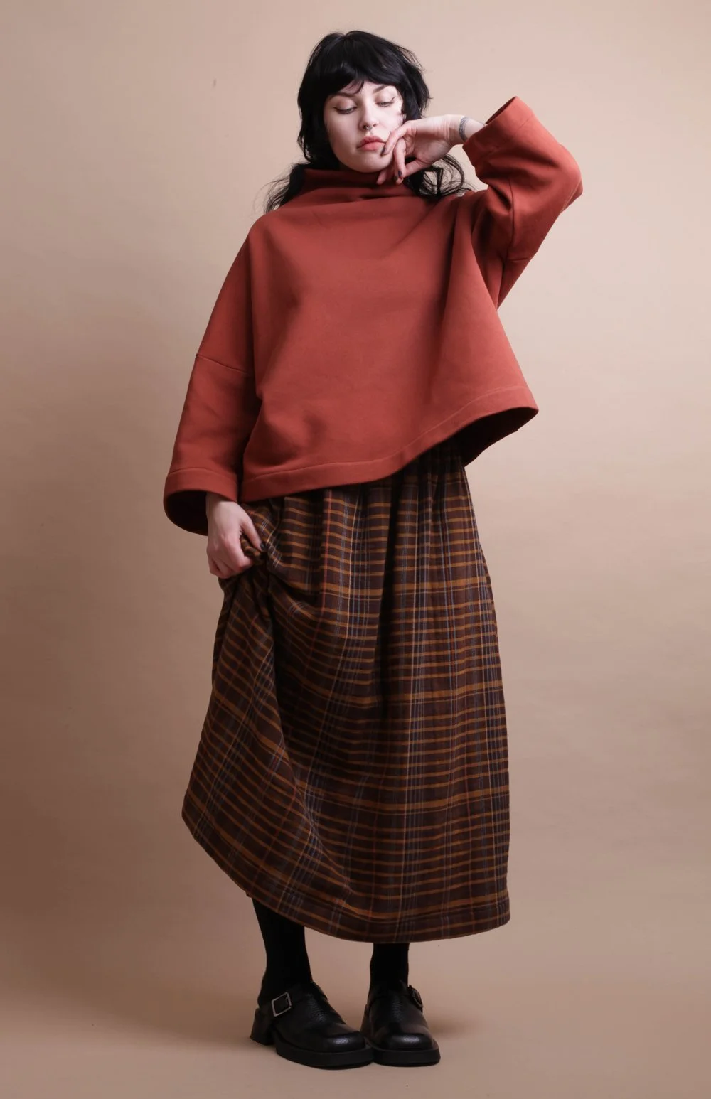 Nadinoo_Coffee_Plaid_padded_skirt_.jpg