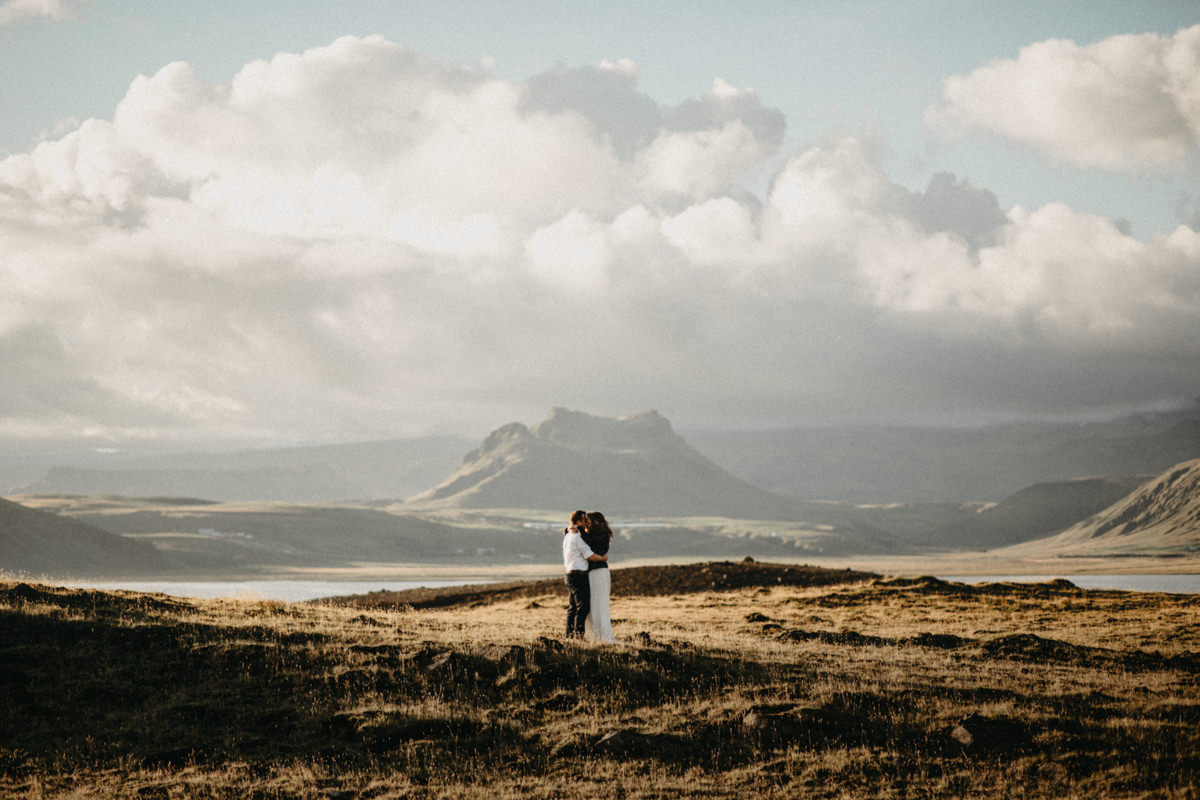 epic view on Icelandic landscape