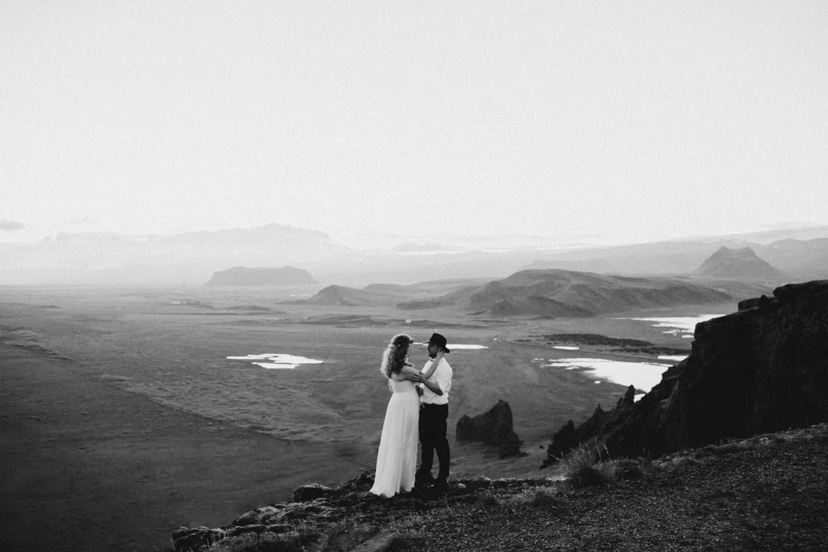 wedding at sunset