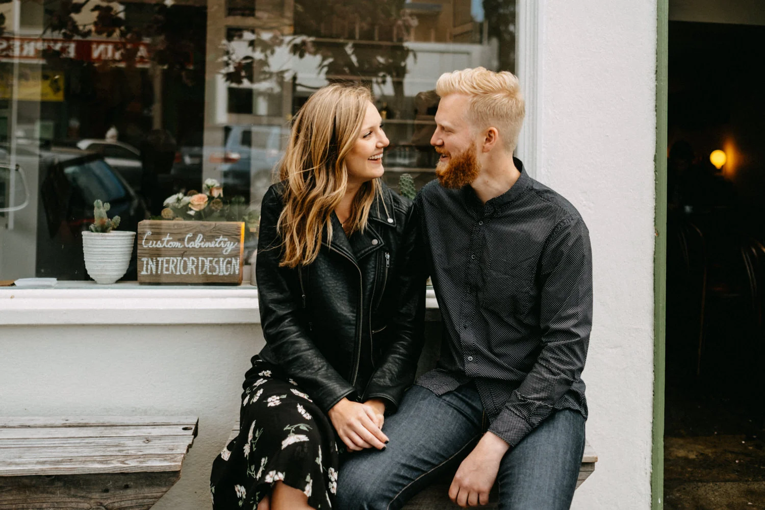 lovers looking into each other's eyes