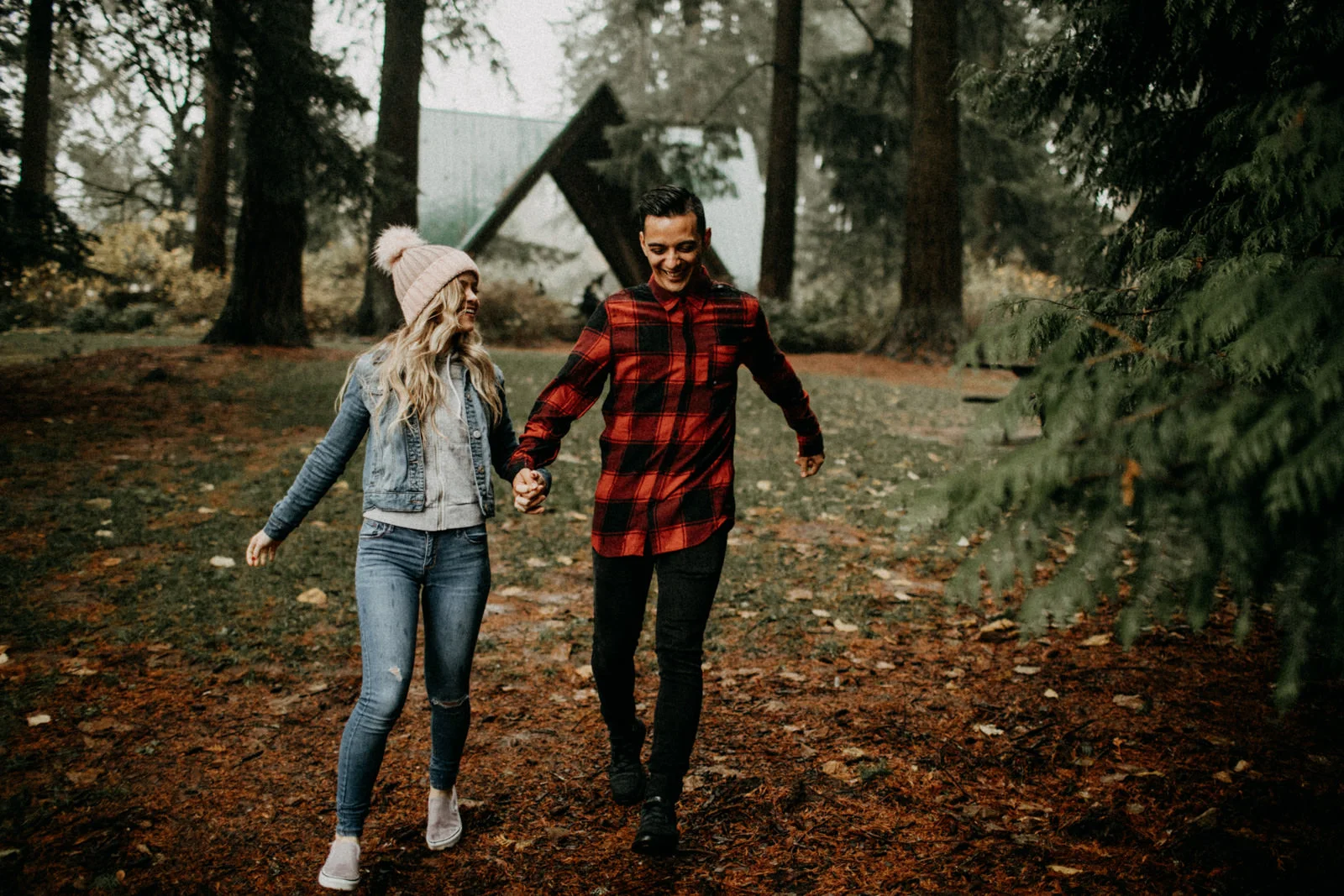 just engaged in hoyt arboretorum