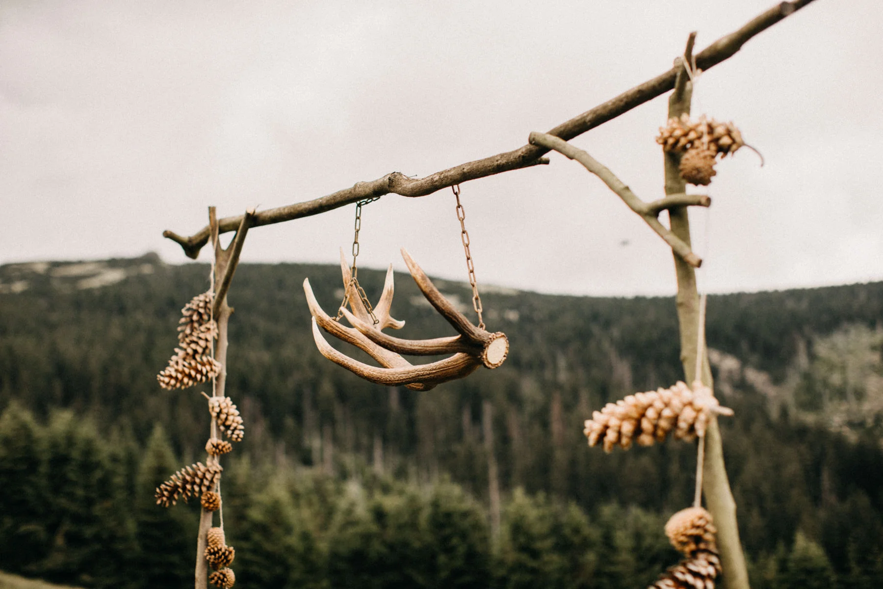 boho wedding details