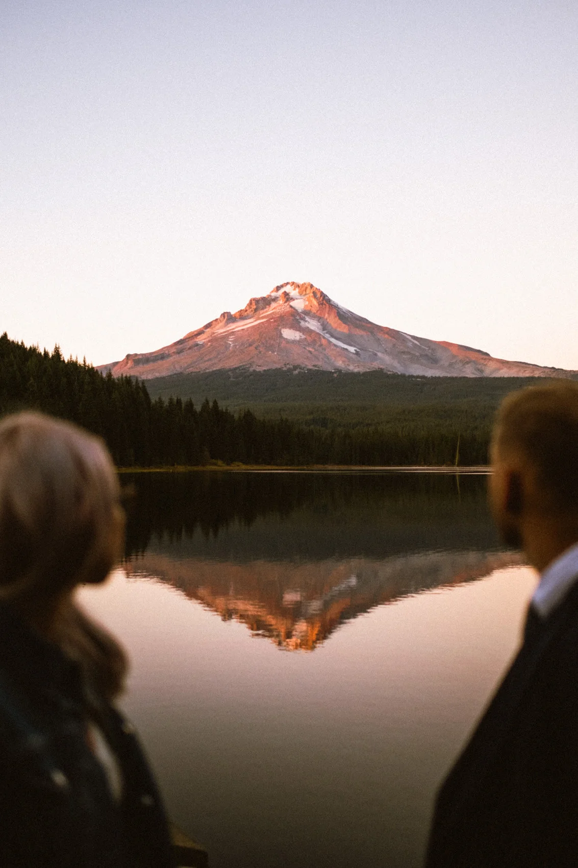 sunset over mt. hood